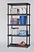 Keter Resin 5-Tier Freestanding Multipurpose Shelf Display Rack for Basement, Kitchen, and Garage Storage Shelving and Organization, 24