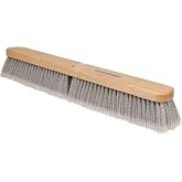 PRO SOURCE Fine-Sweep Push Broom Head with Threaded Wood Block: 24 inch Wide