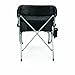 PICNIC TIME PT-XL Heavy Duty Camping Chair, XL Beach Chair, 400 lb Capacity Camp Chair, (Black)