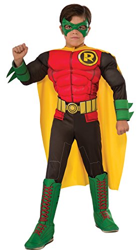 UHC Boy's Robin Dc Comics Batman Superhero Outfit Child Halloween Costume