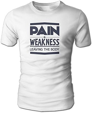 DecorMyGarden Pain Is Weakness Leaving Body Fashionable Graphic Shirts For Men For him