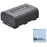 NP-FH50 1500mAh InfoLithium H Series Battery + Microfiber Cloth for Sony AC-VQH10 DCR-DVD103 DCR-DVD105 DCR-DVD108 DCR-DVD203 DCR-DVD205 DCR-DVD305 DCR-DVD308 DCR-DVD403 DCR-DVD405 DCR-DVD408 DCR-DVD505 DCR-DVD508 DCR-DVD92 Handycam Camera, NPFH50