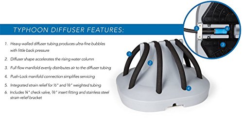 Atlantic Water Gardens TPD200S Complete Pond Aeration System with Two Diffusers