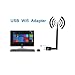 URANT 300M Wireless USB Adapter Card WiFi Dongle Hotspot with 5dbi High Gain Antenna Support Windows XP / Vista / 7 / 8 / 8.1 / 10 (32/64bits) Mac IOS Comply with 802.11b/g/n-2.4GHz