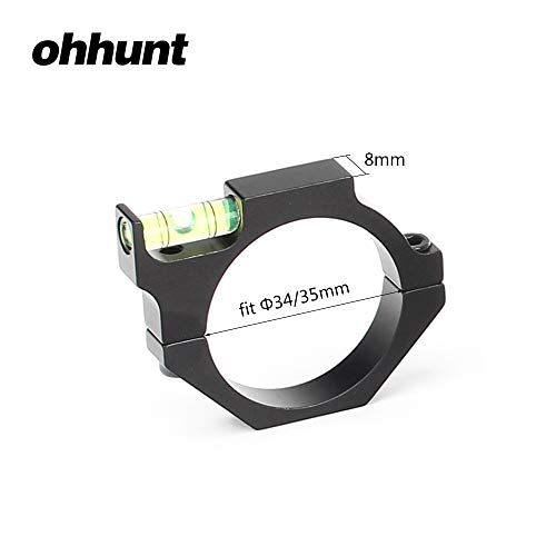 WINFREE Scope Tube Bubble Level Hunting Tactical Riflescope Laser Sight Alloy Mounts Accessories Fits 34mm or 35mm Tube