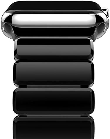 Oittm Band for Apple Watch Stainless Steel Bracelet for Apple Watch 42mm Series 2/ Apple Watch 42mm Series 1 Wristband for Replacement Strap for iWatch 42mm Movable Mental Link Band (Black)