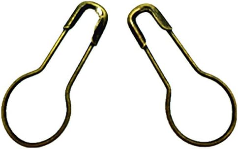 500pcs 0.8" Metal Gourd Pin/Bulb Pin/ safety Pins/Clothing Tag Pins Bulb Pin/Calabash Pin Bead Needle Pins DIY Home Accessories (bronze)