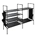 HOMEMAXS Shoe Rack, 4 Tiers Non-woven Fabric Shoes Storage Organizer 106 x 30 x 85 cm