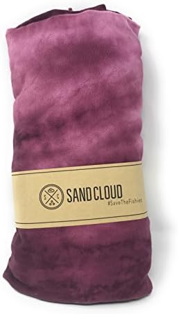Sand Cloud Roundie Round Beach Towel - As Seen On Shark Tank (Strawberry Wash)