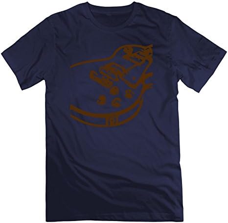 Men Gibson Les Paul Guitar Tshirt - Hot Men Design Navy T Shirt