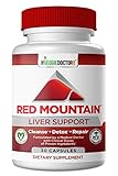 Red Mountain Liver Cleanse Detox Repair & Daily Support Supplement. Doctor Formulated Detoxifier & Regenerator. Proven Ingredients - Milk Thistle (Silymarin), NAC, Dandelion Root. Vegan. 30 Capsules