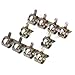10 x 10mm Spring Clip Fuel Hose Line Water Pipe Air Tube Clamps Fastener