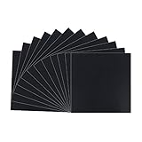 Black Matt Vinyl Sheets - 12 Pack 12