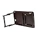 SONGMICS Laptop Desk, Folding Lap Tray, Bamboo Bed Desk with Tilting Top, Small Drawer, for Home Office, Bedroom, Brown ULLD01Z
