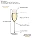 The Excelsior by DUX - Handmade, 100% Lead-Free, Crystal Champagne Flutes, Set of 2 Glasses, Elegant Gift Box