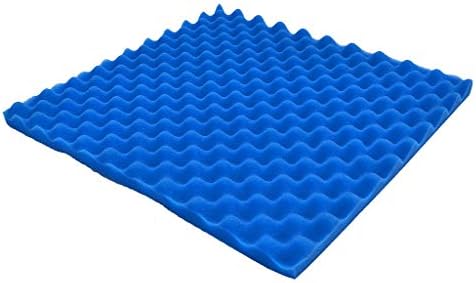 HOUSINGLOVES Soundproof Acoustic Foam Panels, Studio Foam Wedge Tiles Fireproof Ideal for Home/Studio Sound Insulation 50x50x2cm