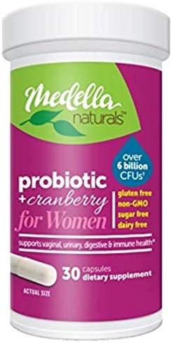 Probiotic Supplement for Women by Medella Naturals, 30 Tablets-6 Billion CFU, Probiotic Feminine Supplement w/Prebiotic Fiber Restores Bacteria Balance -Supports Vaginal, Digestive & Immune Health