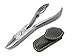 Fingernail and Toenail Nippers in Leather Case FINOX Surgical Stainless Steel Pedicure Nail Clippers German Toe Nail Cutter GERmanikure Solingen p126
