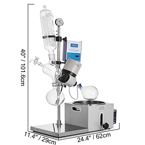 VEVOR Rotary Evaporator 50L Rotary Evaporator Set Digital Dispaly High