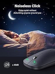 UGREEN Wireless Mouse, 2.4G Slim Silent Computer