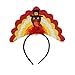 JOYIN Set of 2 Thanksgiving Turkey Headbands Holiday Party Accessories (One Size Fit All)