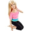 Barbie-Made-To-Move-Doll-Amazon-Exclusive Barbie Made To Move Doll, Ultra-Posable, 22 Points To Bend, Black Leggings, Color-Blocked Top, Long Blond Hair, DHL82…