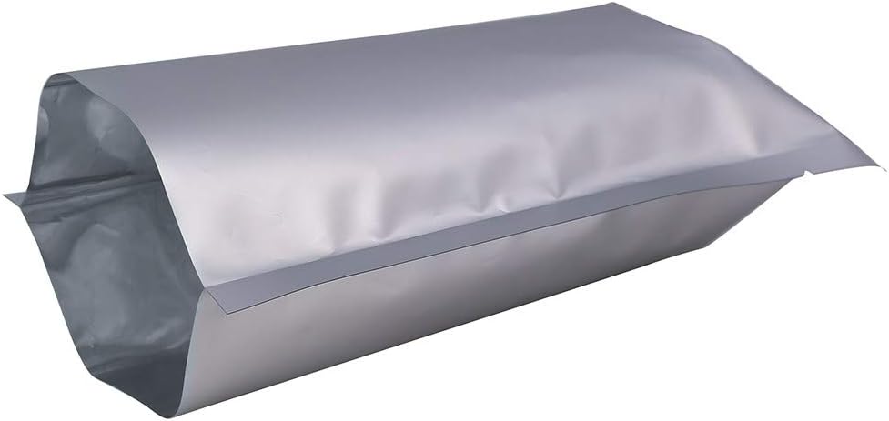 200X Mylar Foil Bags Pouches 8cm x 12cm - 5.1mil / 130um by Fresherpack Ltd