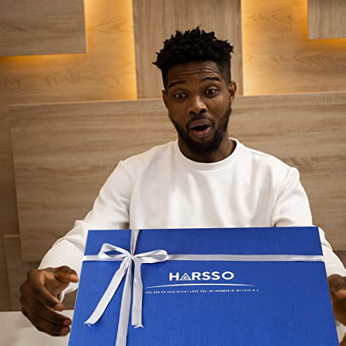 Harsso Cadeau Homme Original utile,Cadeau Homme pour Noel,boîte de 7 pièces Comprenant Brosse à Dents Électrique Rechargeable,Lunettes de Soleil, Tasse Isotherme, Clé USB, Parapluie, Cahier et Stylo