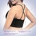 Breast Pump Bra, Momcozy Velcro Hands Free Pumping & Nursing Bra(Large)