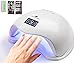 48W UV Nail Lamp + Manicure Set & Nail Buffer - UV Led Nail Lamp