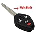 Mitsubishi Eclipse Galant Lancer Endeavor Outlander 4 Buttons Remote Fob Key Case Cover Shell Replacement