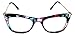 TIJN Cat Eye Eyeglasses Frames with Metal Arms for Women