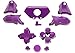 ModFreakz® Full Button Set w/o Thumbsticks Polished Purple For Xbox One Model 1537 Controllers