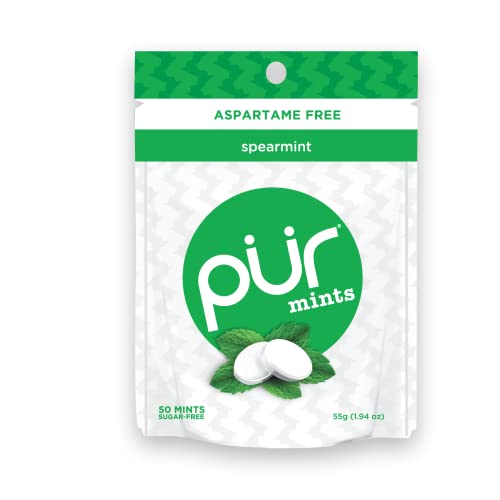 PUR Mints Sugar Free Mints 100 Xylitol Vegan, Aspartame Free