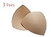 Reusable Foam Bra Inserts Breathable Breast Pads Swimsuit Replacement 3 Pairs