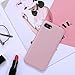 iPhone 8 Case, iPhone 7 Case, JASBON Liquid Silicone Phone Case with Free Screen Protector Gel Rubber Shockproof Cover Full Protective Case for Apple iPhone 8/7 - Sand Pink