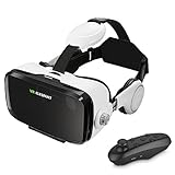 VR Headset, ELEGIANT 3D VR Glasses, Virtual Reality Headset Built-in Headphone with Remote Control, Compatible with iPhone 6 / 6s /6 Plus/5s/5 Samsung S7/S6 and Other 4.0''-6.0'' Smartphones