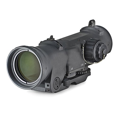Elcan SpecterDR 1.5x/6x Optical Sight, 7.62mm, CX5456 Illum Crosshair Reticle, Black