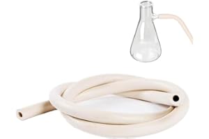 BEMAXYE Lab Vacuum Rubber Tubing, 12mm (15/32") OD 8mm (5/16") ID Strong Thick Wall Connections for Glassware Labware Consistent Vacuum (3.3ft)