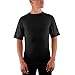 Woolx Mens Outback Short Sleeve Breathable, Moisture Wicking Merino Wool T-Shirt, Black, Medium