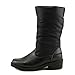 Weatherproof Sari Women Round Toe Synthetic Black Snow Boot