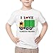 Waldeal Cute I Heart Love Garbage Trucks Toddler Boys Girls T Shirt Truck Lover Gift 4t
