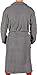 Mens New Charcoal Micro Fleece Bathrobe by Wanted Large / X- large