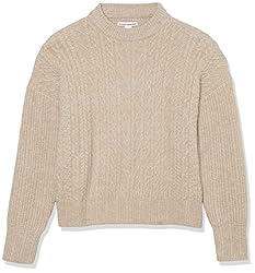 Amazon Essentials Women's Soft-Touch Modern Cable