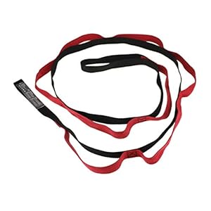 Leezo Fitness Stretch Out Yoga Strap With 2m Flexible Loops Pilates Workouts Physical Training Body Building Resistance Belt