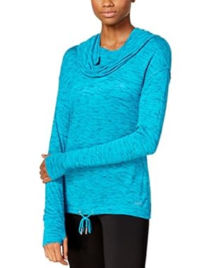 Performance Women's Cowl Neck Hoodie Crop Top