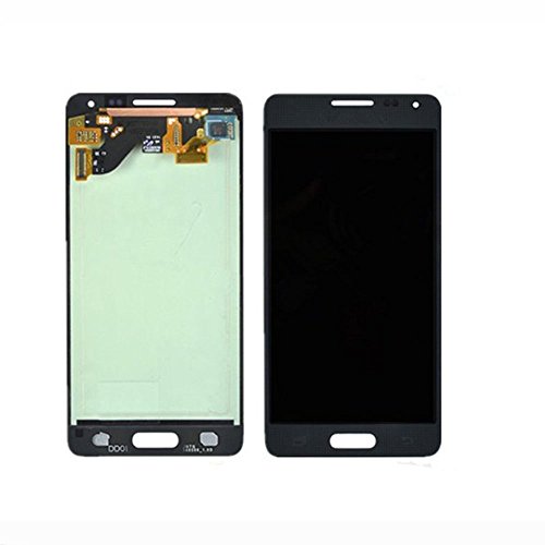 Group Vertical Replacement Screen AMOLED Digitizer Assembly Compatible with Galaxy Alpha (Gray) (SM-G850) (GV+ Performance)