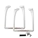 KAINISI 2 pcs Updated Extended Legs Landing Gear for Syma X8 X8G X8HG X8C X8HC X8W X8HW MJX X101 RC Quadcopter Drone (White)