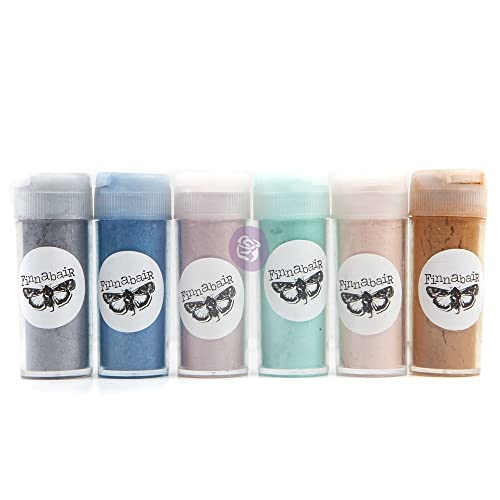 Prima Marketing Finnabair Art Ingredients Mica Powder Set 7g 6/Pkg-Serenity, As…