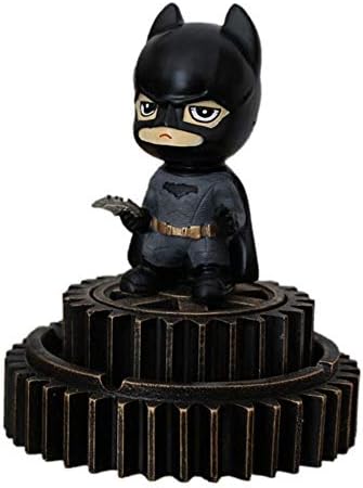 WEN PING Ashtray Batman Anime Large Multi-Functional Fashion Personality Cover Creative Gear Ashtray European Trend